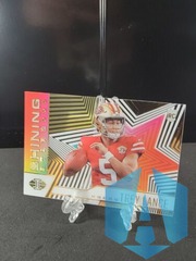 2021 Illusions Trey Lance Gold Shining Stars RC #SS-13
